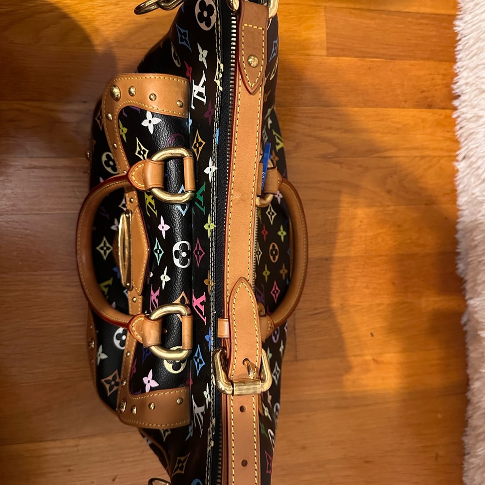 Louis Vuitton Black Multicolor Monogram Rita Hobo Bag - Picture 13 of 17